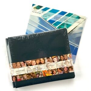 LE Creative Memories 12 x 10 Peacock Landscape Album and Page Protectors, NIP